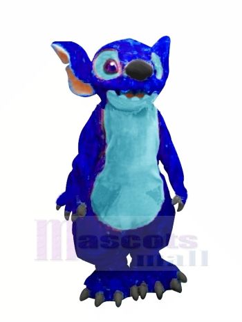 Blau Lilo & Stitch Maskottchen Kostüm Karikatur