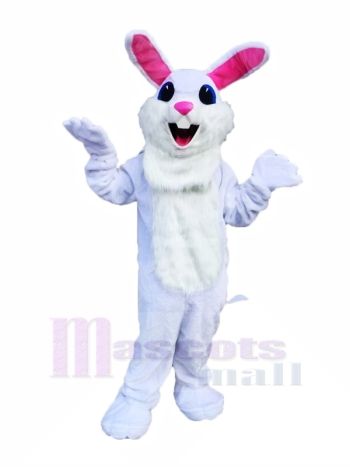 Süß Weiß Ostern Hase Maskottchen Kostüme Karikatur