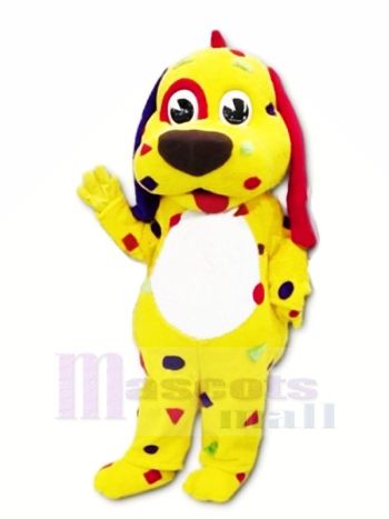 Gelb Hündchen Hund Maskottchen Kostüme Karikatur