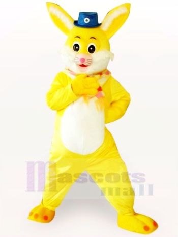 Gelb Hase Erwachsene Maskottchen Kostüme Karikatur