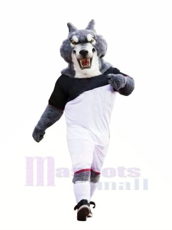 Fußball Wolf Maskottchen Kostüme Karikatur