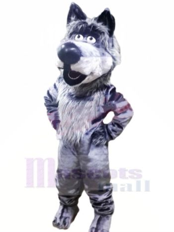 Freundlich Wolf Maskottchen Kostüme Karikatur