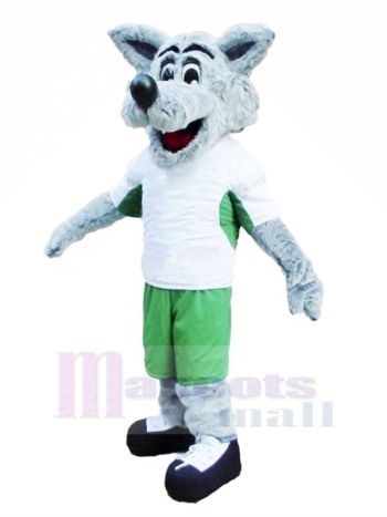 Sport Leicht Wolf Maskottchen Kostüme Karikatur