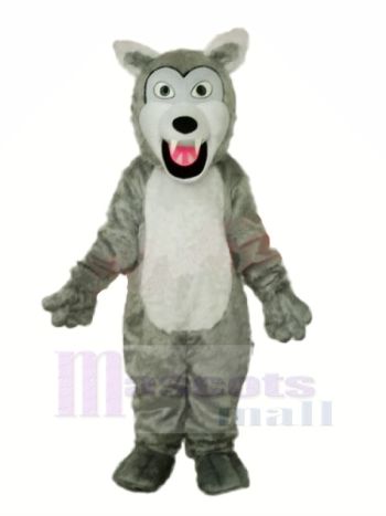 Wenig Grau Wolf Maskottchen Kostüme Karikatur