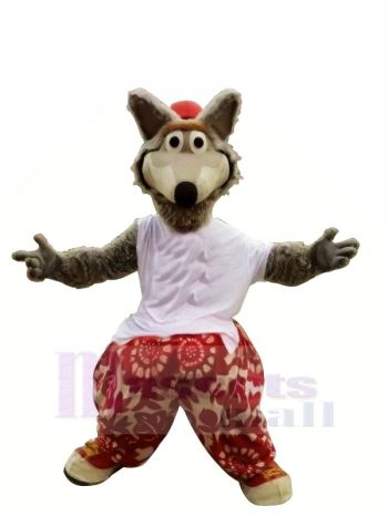 Lustig Sport Wolf Maskottchen Kostüme Karikatur