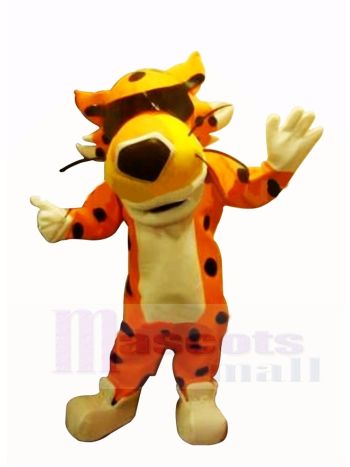 Cool Gepard Cheetos Maskottchen Kostüm Karikatur