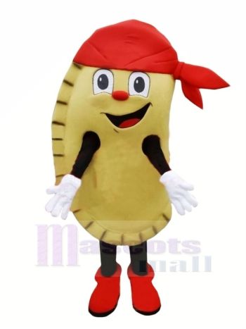 Lecker Empanada Maskottchen Kostüm Karikatur