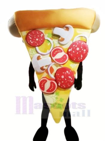oben Qualität Pizza Maskottchen Kostüm Karikatur