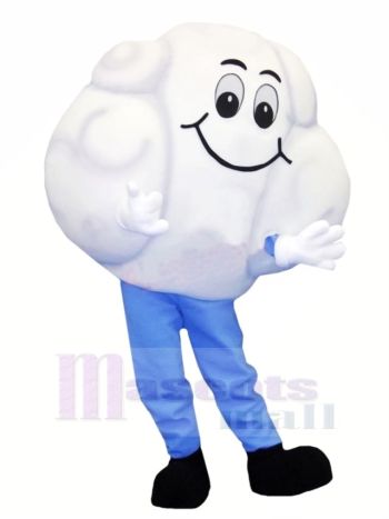 Süß Luft Wolke Maskottchen Kostüm Karikatur
