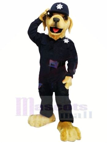 Beste Qualität Polizei Hund Maskottchen Kostüm Karikatur