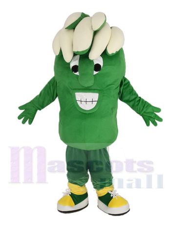 Komisch Grün Welle Maskottchen Kostüm