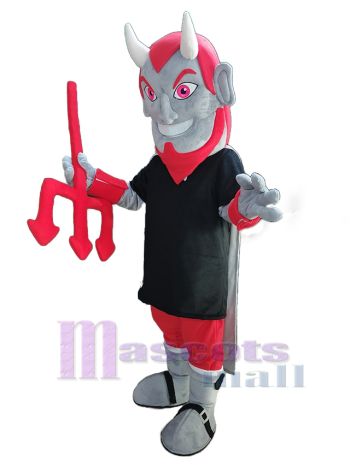 Teufel maskottchen kostüm