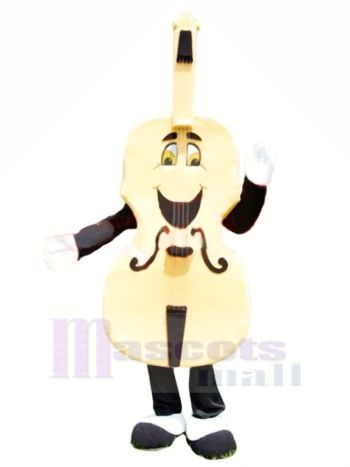 Komisch Gitarre Maskottchen Kostüm Karikatur