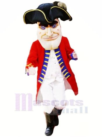 Hoch Qualität Patriot im rot Maskottchen Kostüm  Menschen
