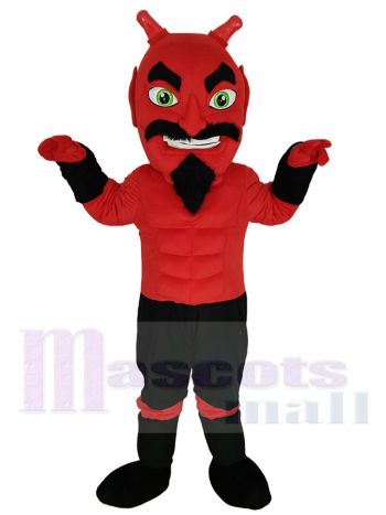 Teufel maskottchen kostüm