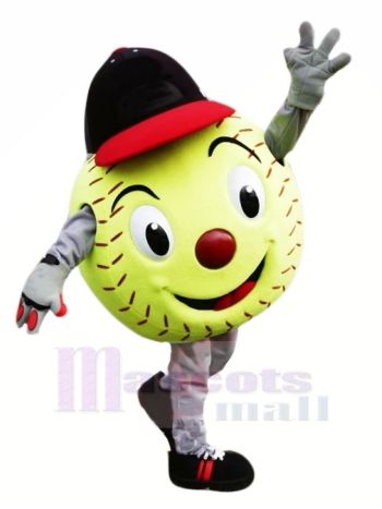 Grün Weicher Ball Maskottchen Kostüm Karikatur