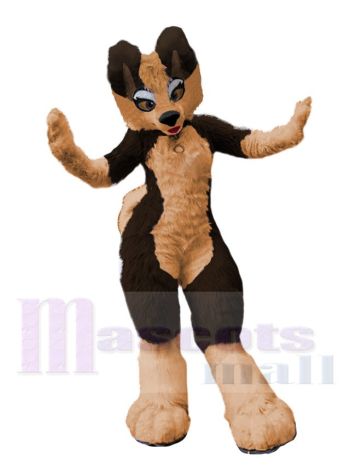 Husky-Hund maskottchen kostüm
