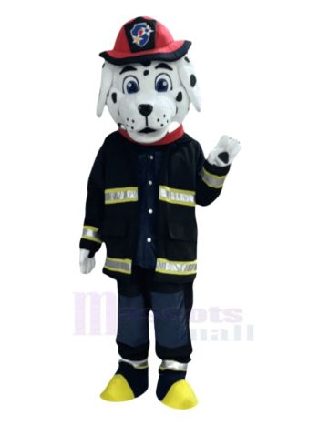Freundlich Professionell Feuerwehr Hund Maskottchen Kostüm