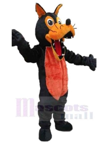 Wolf maskottchen kostüm