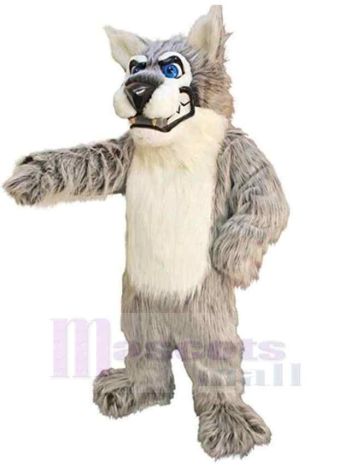 Wolf maskottchen kostüm