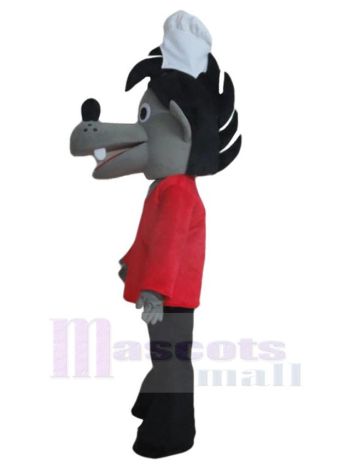 Wolf maskottchen kostüm