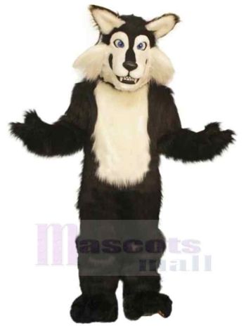 Wolf maskottchen kostüm
