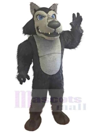 Wolf maskottchen kostüm