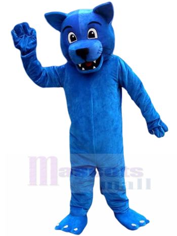 Wolf maskottchen kostüm