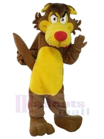 Wolf maskottchen kostüm