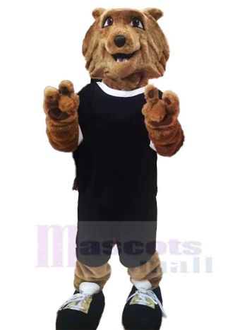 Wolf maskottchen kostüm