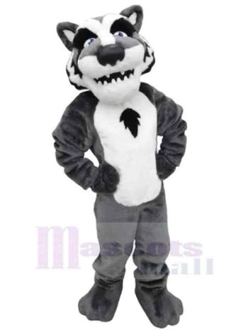 Wolf maskottchen kostüm