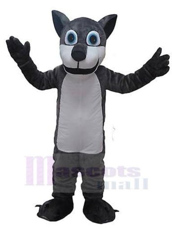 Wolf maskottchen kostüm