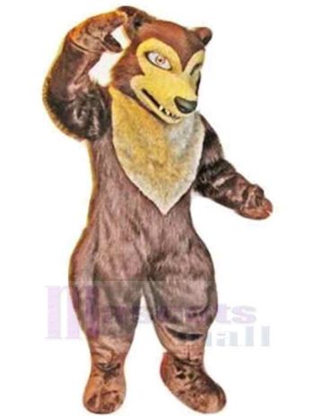 Wolf maskottchen kostüm