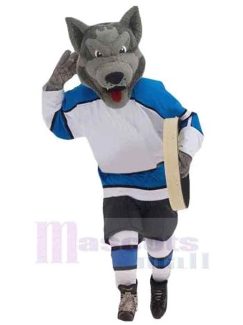 Wolf maskottchen kostüm