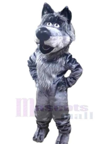 Wolf maskottchen kostüm