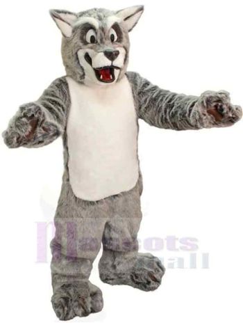 Wolf maskottchen kostüm