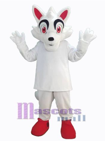 Wolf maskottchen kostüm