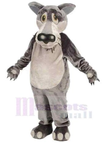 Wolf maskottchen kostüm