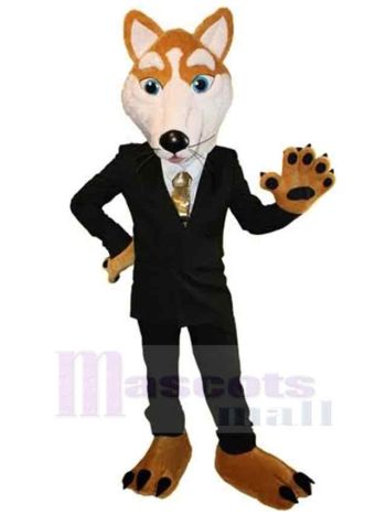 Wolf maskottchen kostüm