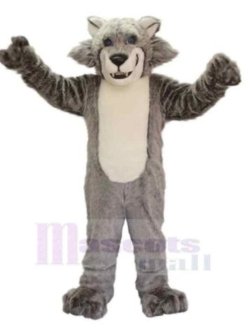 Wolf maskottchen kostüm