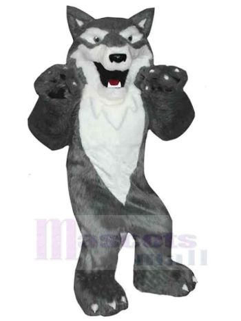 Wolf maskottchen kostüm