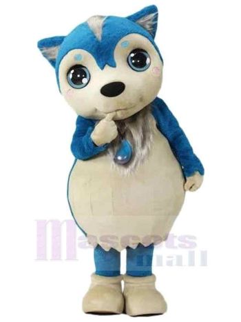 Wolf maskottchen kostüm