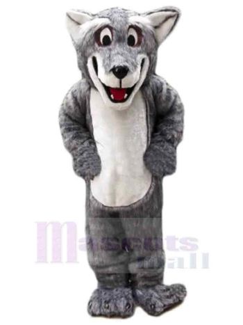 Wolf maskottchen kostüm