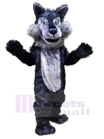 Wolf maskottchen kostüm