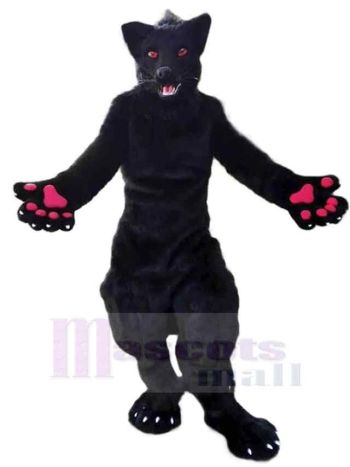 Wolf maskottchen kostüm