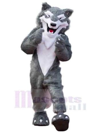 Wolf maskottchen kostüm