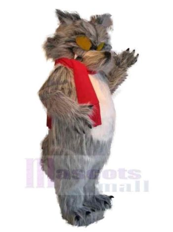 Wolf maskottchen kostüm