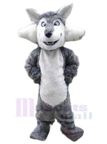 Wolf maskottchen kostüm
