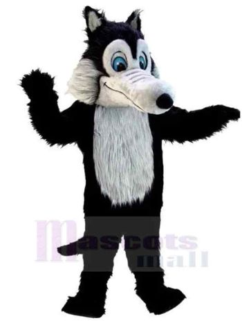 Wolf maskottchen kostüm