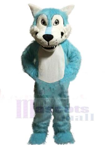 Wolf maskottchen kostüm
